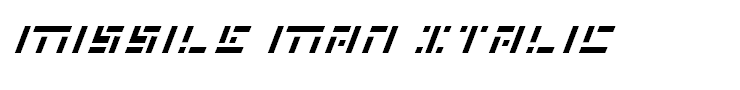 Missile Man Italic