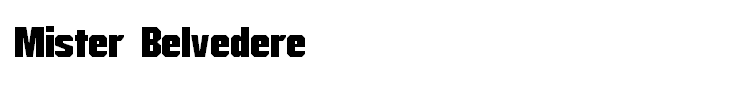 Mister Belvedere