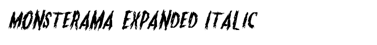 Monsterama Expanded Italic
