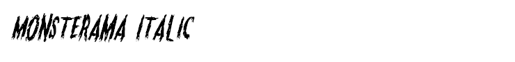 Monsterama Italic