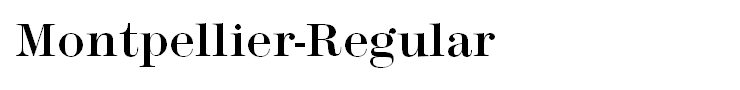 Montpellier-Regular
