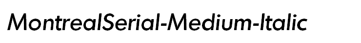 MontrealSerial-Medium-Italic