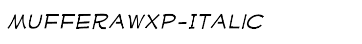 MufferawXp-Italic