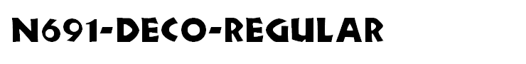 N691-Deco-Regular