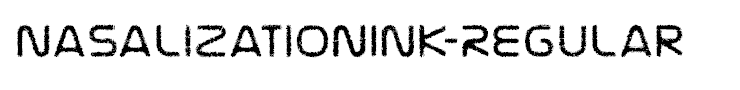 NasalizationInk-Regular