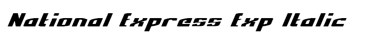 National Express Exp Italic