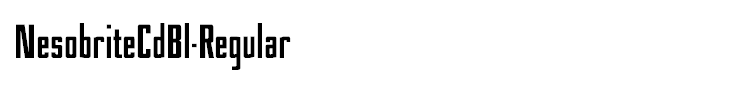NesobriteCdBl-Regular