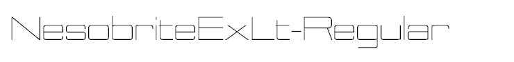NesobriteExLt-Regular