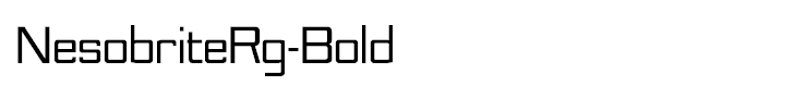 NesobriteRg-Bold