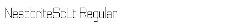 NesobriteScLt-Regular