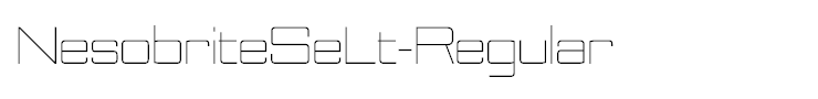 NesobriteSeLt-Regular