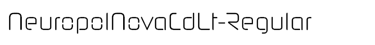 NeuropolNovaCdLt-Regular