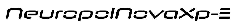 NeuropolNovaXp-BoldItalic