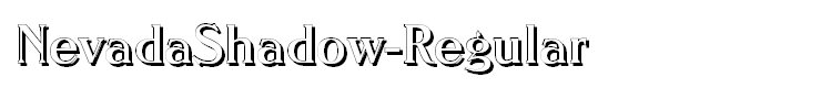 NevadaShadow-Regular