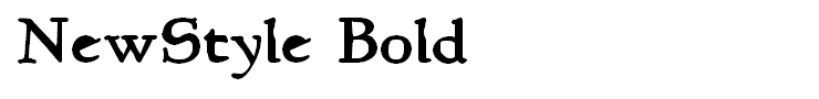 NewStyle Bold