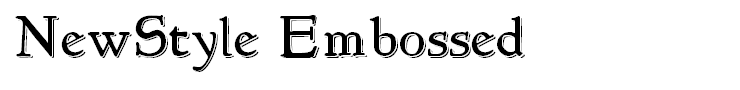 NewStyle Embossed