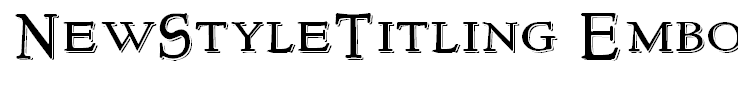 NewStyleTitling Embossed