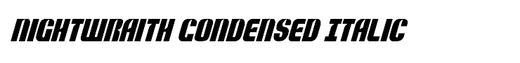 Nightwraith Condensed Italic