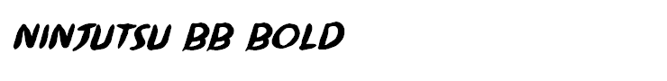 Ninjutsu BB Bold