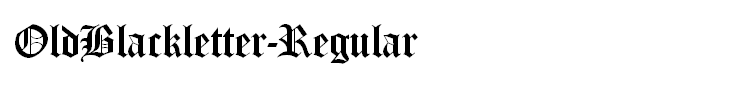 OldBlackletter-Regular