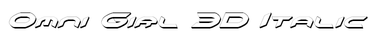 Omni Girl 3D Italic