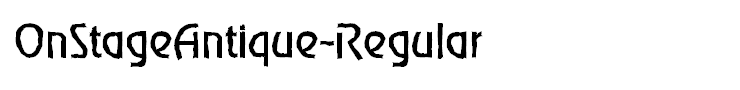 OnStageAntique-Regular