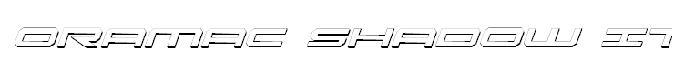 Oramac Shadow Italic