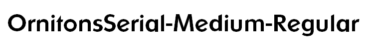 OrnitonsSerial-Medium-Regular