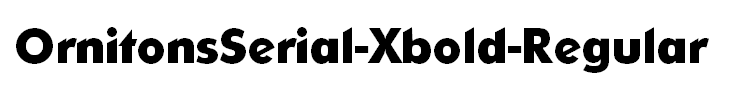OrnitonsSerial-Xbold-Regular
