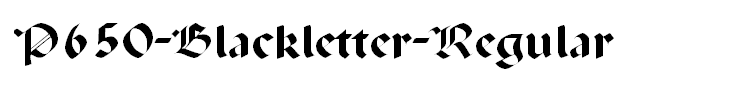 P650-Blackletter-Regular