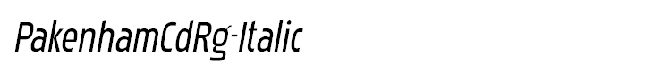 PakenhamCdRg-Italic
