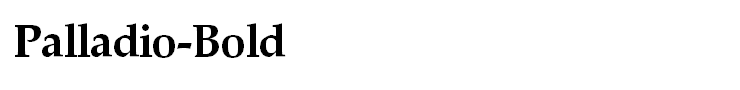 Palladio-Bold
