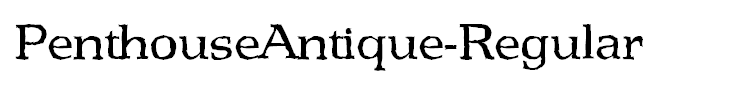 PenthouseAntique-Regular