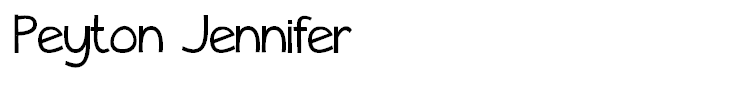 Peyton Jennifer