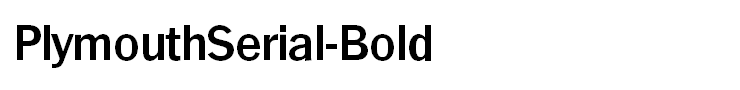 PlymouthSerial-Bold