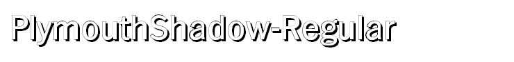 PlymouthShadow-Regular
