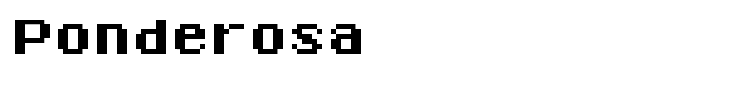 Ponderosa