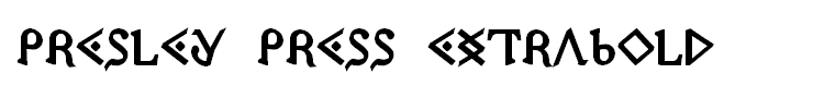 Presley Press ExtraBold