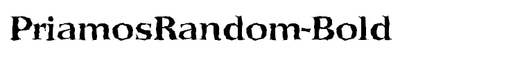 PriamosRandom-Bold