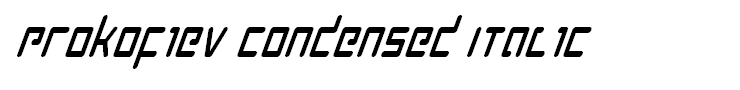 Prokofiev Condensed Italic