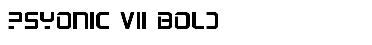PsYonic VII Bold