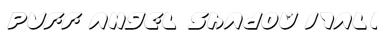 Puff Angel Shadow Italic