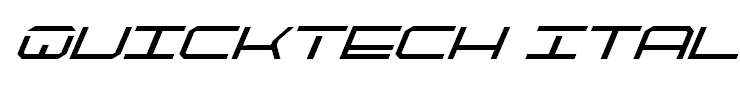 QuickTech Italic