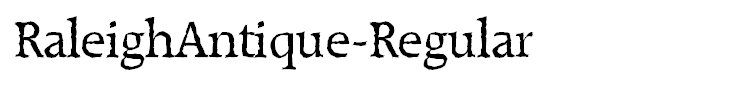 RaleighAntique-Regular