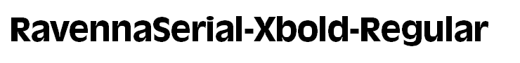RavennaSerial-Xbold-Regular