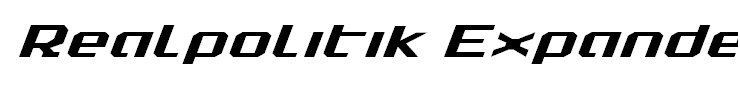 Realpolitik Expanded Italic
