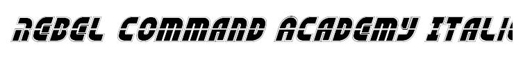 Rebel Command Academy Italic