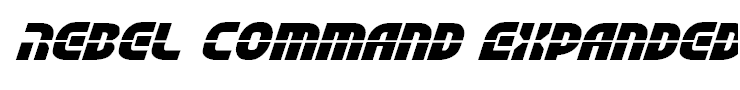 Rebel Command Expanded Italic