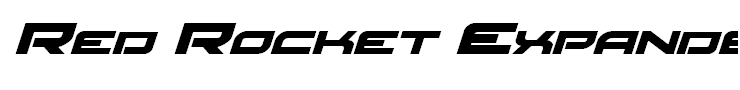 Red Rocket Expanded Italic