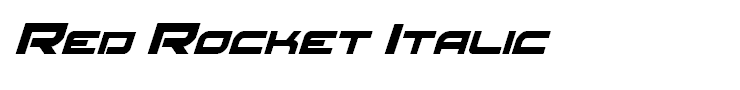 Red Rocket Italic
